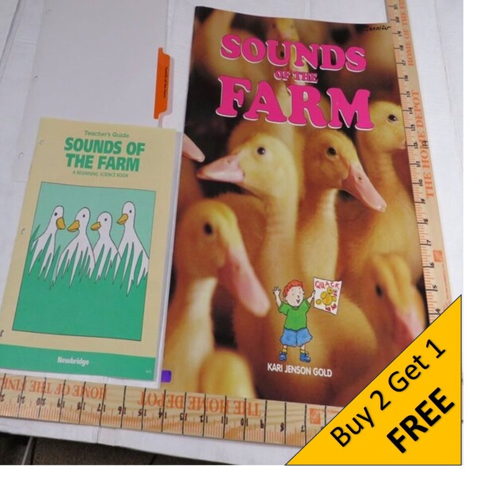 Sounds of the Farm BIG BOOK (almost 2 feet tall) with teacher pages Classroom